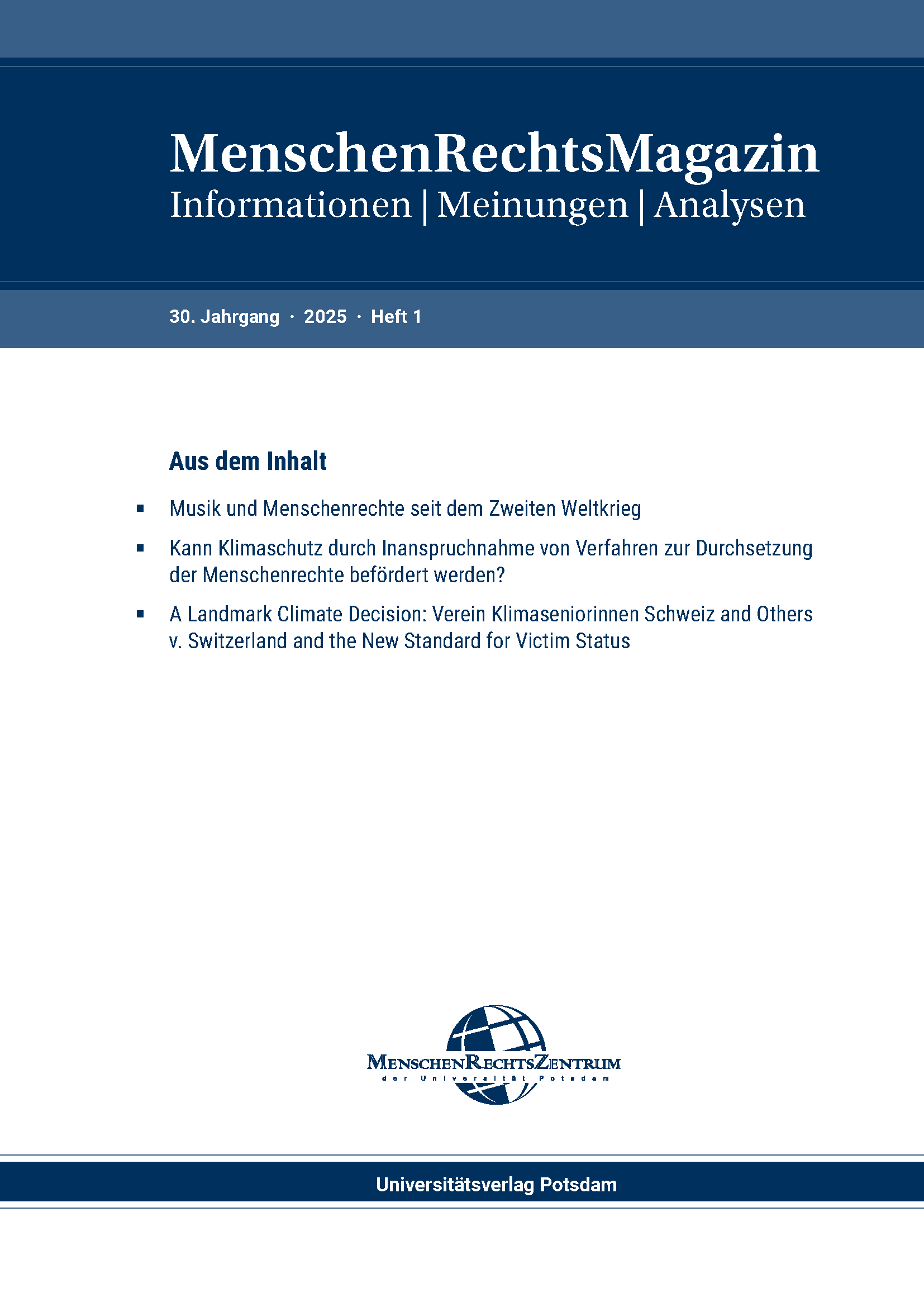 					View Vol. 30 No. 1 (2025)
				